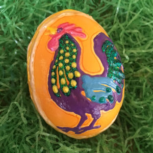 Easter egg, cock crowing